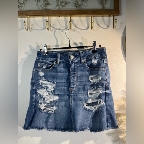 American eagle jean skirt next level stretch US size 6 - Picture 1 of 3